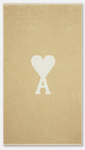 AMI PARIS UTW932.340 713 TOWEL VANILLA/NATURAL 