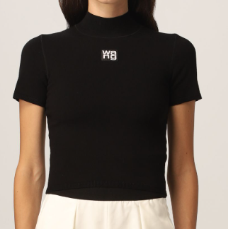 ALEXANDER WANG 4KC2191008 001 WOMEN'S TOP BLACK 