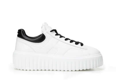HOGAN HXW6450FC60LE90001 WOMEN'S H-STRIPES SNEAKERS WHITE  