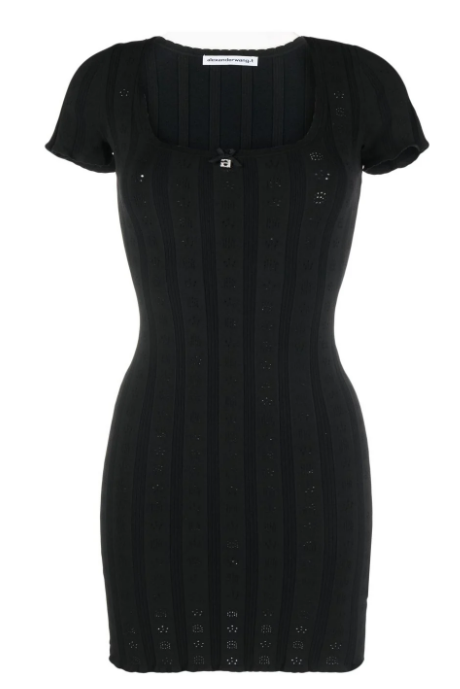 ALEXANDER WANG 4KC3236020 WOMEN'S BLACK DRESS 