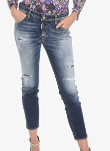 DSQUARED2 S73LA0276 S30819 WOMEN'S JEANS BLU