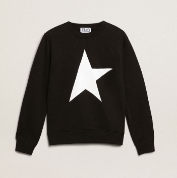 GOLDEN GOOSE KID'S GKP01271.P000905 STAR/BOY'S CREWNECK (6-10A)