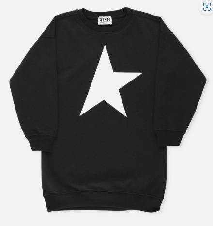GOLDEN GOOSE KID'S GYP01278.P000905 STAR/GIRL'S SWEATSHIRT (12A)