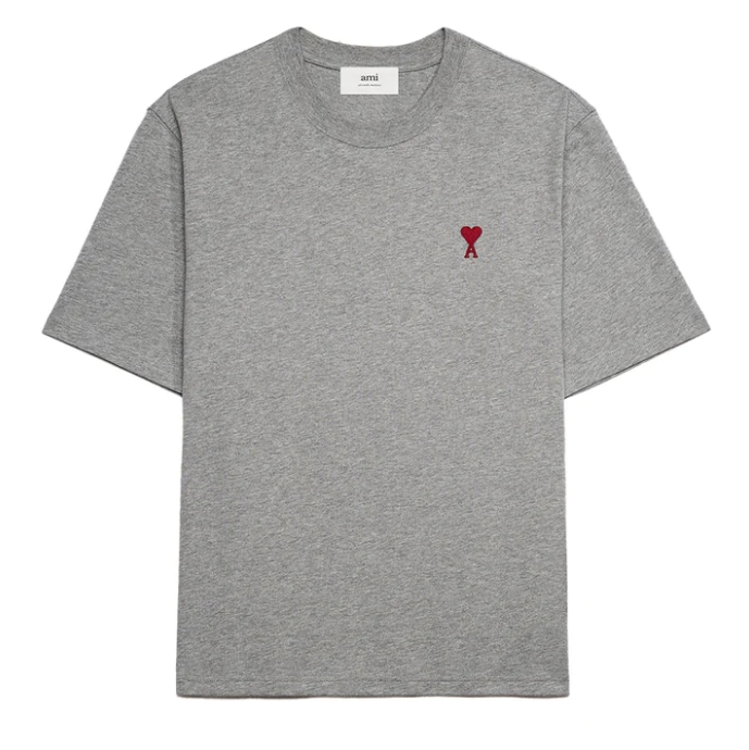 AMI PARIS BFUTS005 726055  T-SHIRT GREY