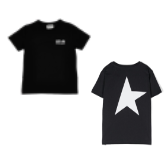 GOLDEN GOOSE KIDS GKP01263 P000888 T-SHIRT BLACK