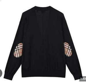 BURBERRY OT 8074887 DORNOCH BLACK W KNITWEAR WOMEN'S SWEATER  
