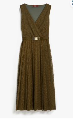 MAXMARA STUDIO 2416621011600 001 - BLANDO WOMEN'S DRESS KAKI