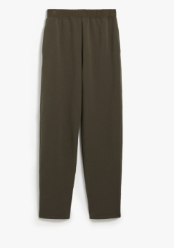 S'MAXMARA 24978106410600 003 - OVE PANTALONE DI FELPA VERDE MILITARE