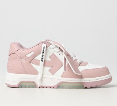 OFF WHITE OWIA259C99LEA006 0130 OUT OF OFFICE WOMEN'S SNEAKERS PINK