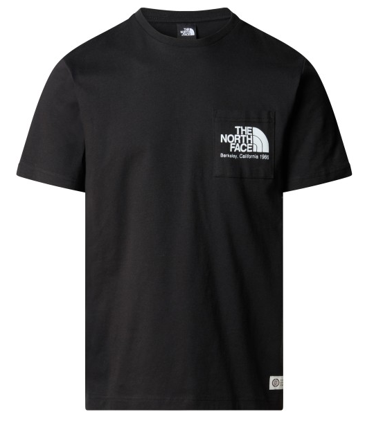 THE NORTH FACE NF0A87U2 JK3 BERKELEY CALIFORNIA POCKET T-SHIRT BLACK