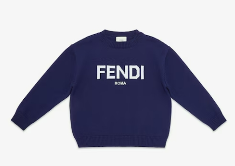 FENDI JUG147 AOCH F1I11 YALE  PULLOVER KID'S SWEATER