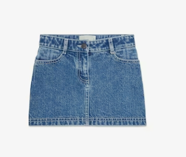 FENDI JFE129 AMHX F0QG0 DARK BLU GIRL'S SKIRT