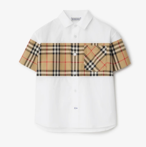 BURBERRY KID 8073366 DEVON TOP BOY'S SHIRT