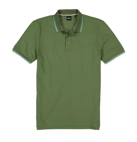 HUGO BOSS 50494697 381 MEN'S POLO GREEN