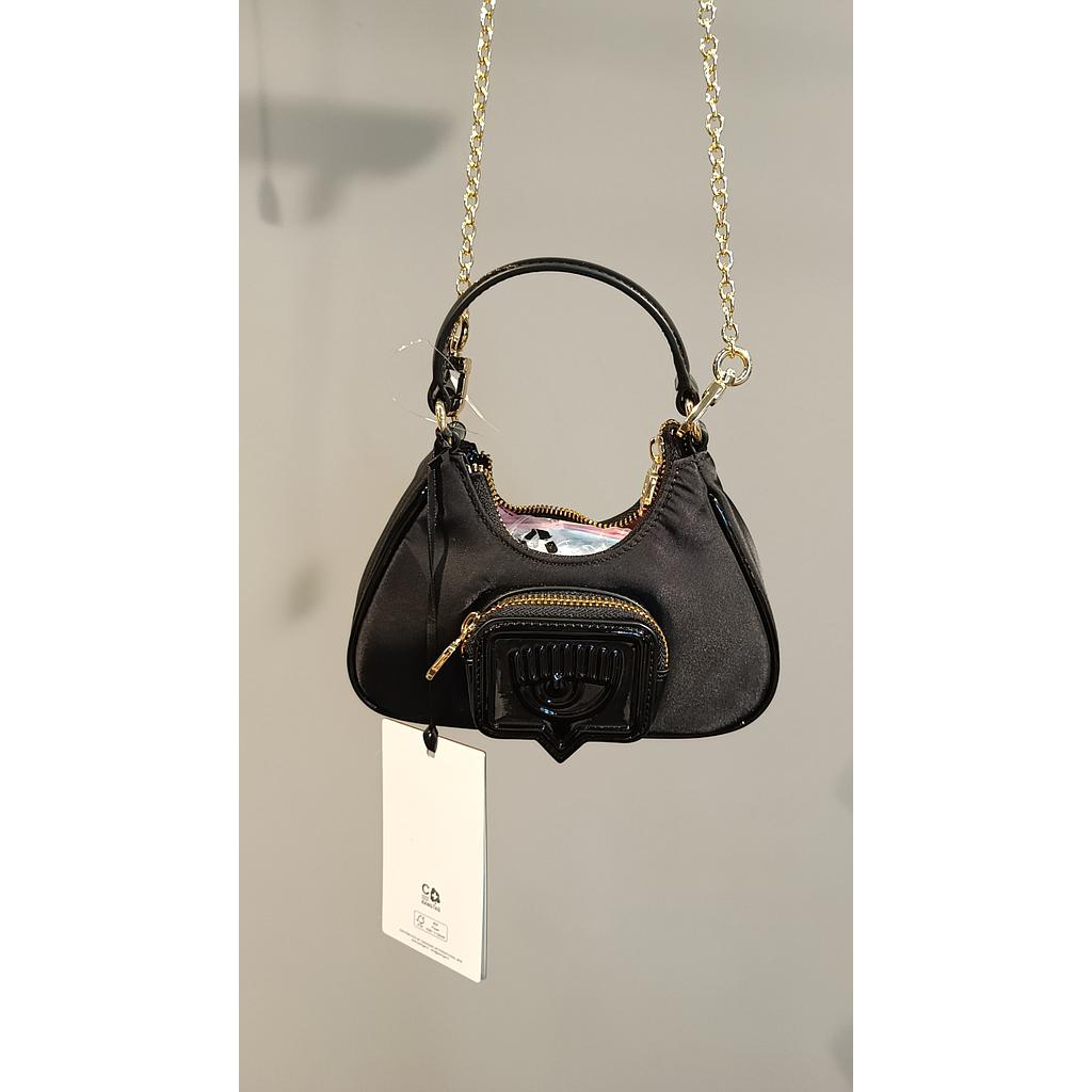 CHIARA FERRAGNI 76SB4BFA ZS792 899 BLACK WOMEN'S BAG MICRO