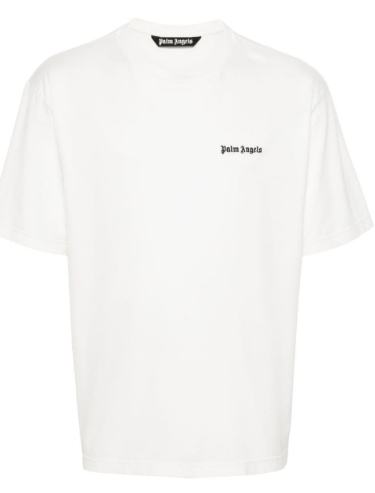 PALM ANGELS PMAA089S24JER001 LOGO SLIM TEE 0303 MEN'S T-SHIRT
