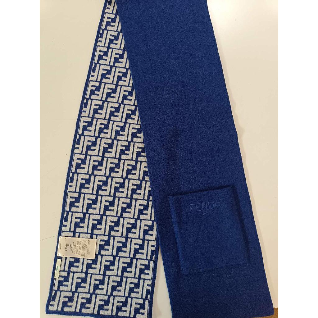 FENDI KIDS JUQ020 AO29 F0QV9 BLU BIANCO SCARF