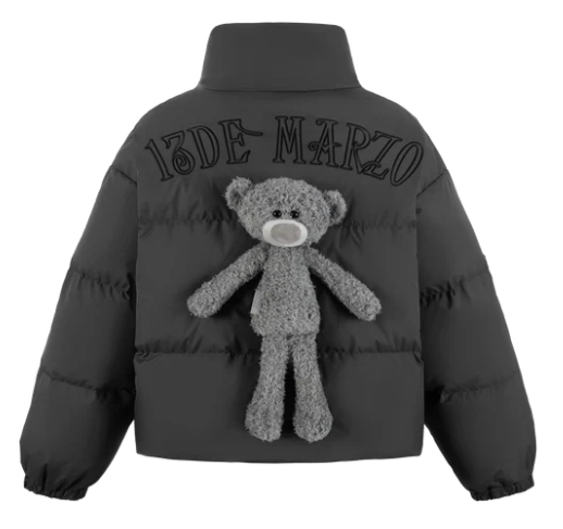 13DE MARZO MZ2505801 DOOZOO PADDED DOWN JACKET GREY