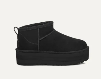 UGG 1135092 BLK Donna Stivali Classic Ultra Mini con plateau WOMEN'S SHOES
