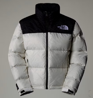 THE NORTH FACE NF0A3XEO W 1996 RETRO NUPTSE JACKET White Dune-TNF Black IX1 WOMEN'S JACKET 