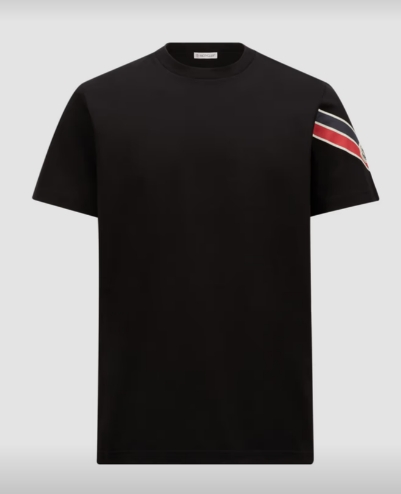 MONCLER J20918C0002989AKK_999 MEN'S T-SHIRT BLACK