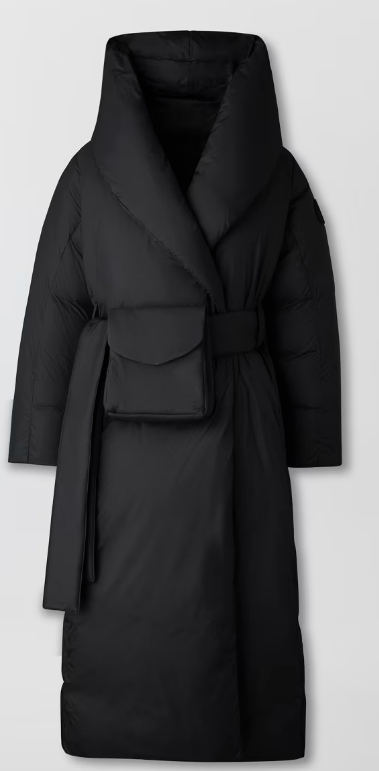 CANADA GOOSE 4868W 61 ELIE BLANKET COAT WOMEN'S COAT BLACK HK