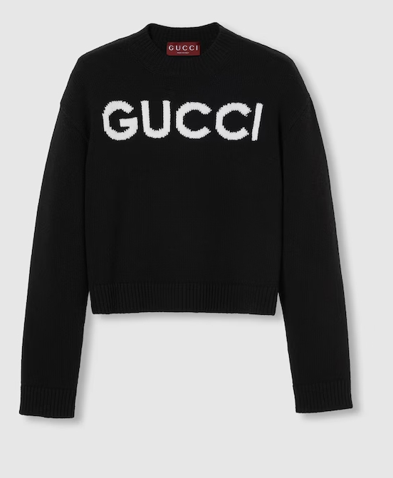 GUCCI 770072XKEBC 1289 L/S CW/NK TOP WOMEN'S KNITWEARS HK