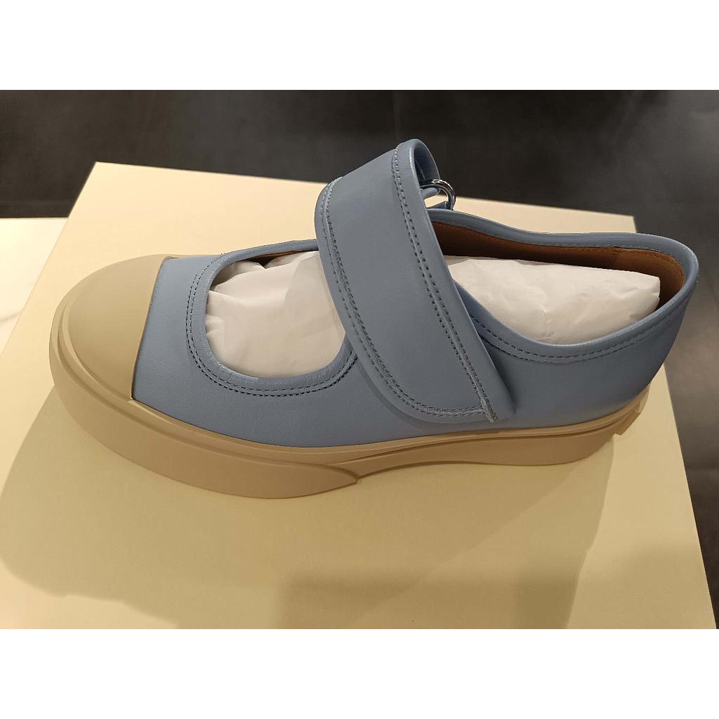 MARNI SNZW003120P722600B35 WOMEN'S SNEAKER MINERAL ICE HK
