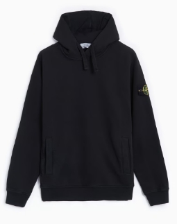 STONE ISLAND 811560820/V0029 MEN'S HOODIE BLACK