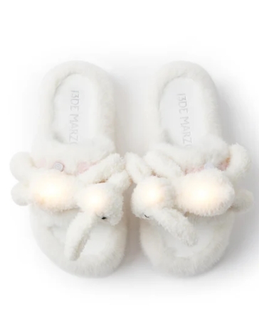 13DE MARZO MZ2510402 DOOZOO GLOWING FUZZY SLIPPER WHITE