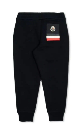 MONCLER KIDS 8H00008 899PS 778 BOY'S TROUSERS MEDIUM BLUE 6A