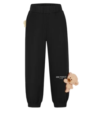 13DE MARZO KID'S BEAR BASE SWEATPANTS BLACK