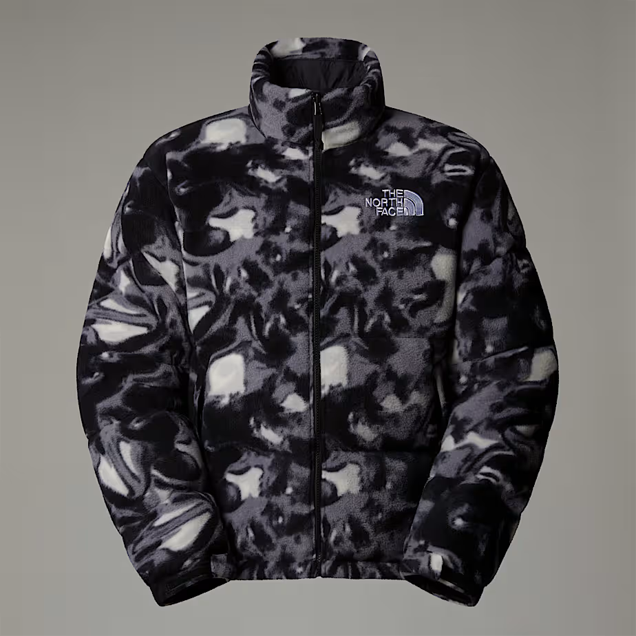 THE NORTH FACE NF0A88XN31T1 M2000 POLAR NUPTSE MEN'S JACKET BLACK LIQUID PRINT