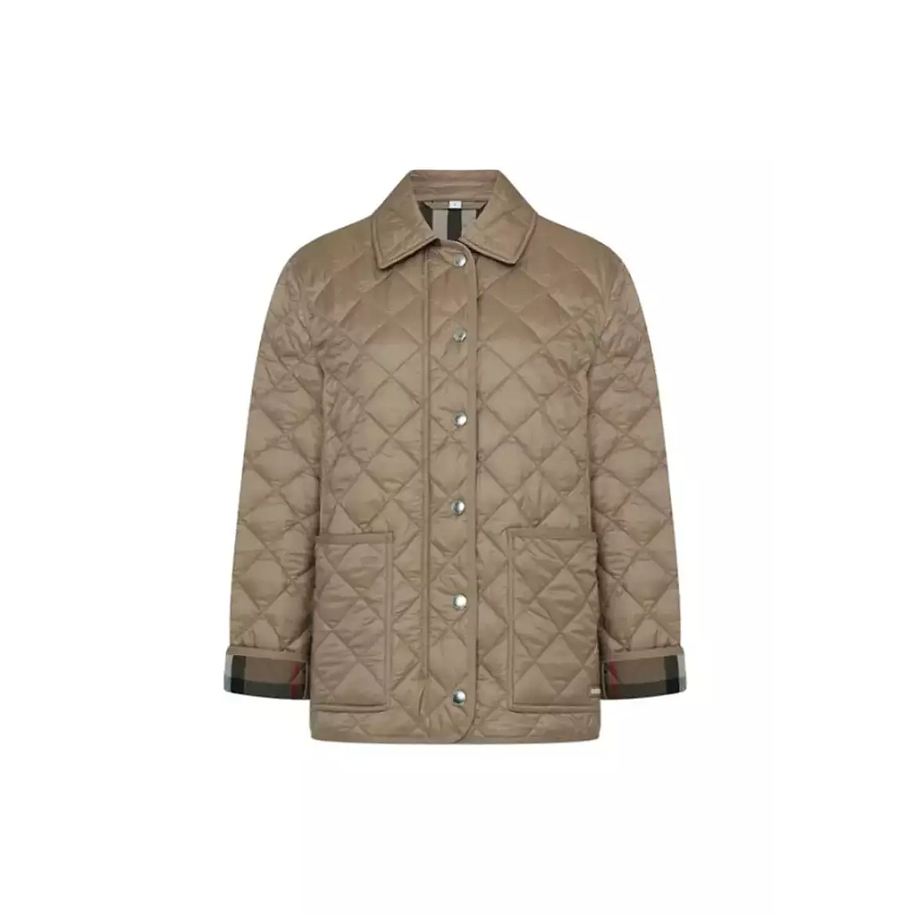 BURBERRY OT 80841951 DALRY WOMEN'S QUILTED JACKET CAMEL