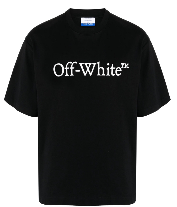 OFF-WHITE OMAA120C99JER008 1001 BOOKISH SKATE TSHIRT