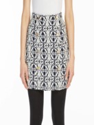 MAXMARA 2511771011600 RIBER 001 BIANCO BLU WOMEN'S SKIRT