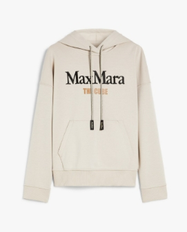 S'MAXMARA 9941015106001 - AGATA WOMEN'S HOODIE 001 ECRU