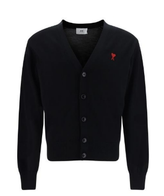 AMI PARIS BFHKC111KN0025 001 MAN'S CARDIGAN