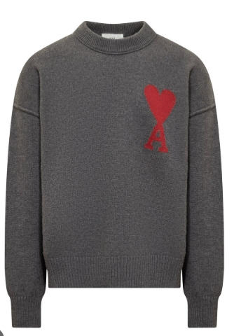 AMI PARIS BFUKS006018 084 MAN'S SWEATER