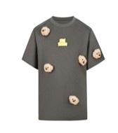 13DE MARZO 1699 BEAR TOYS COVER T-SHIRT GREY 