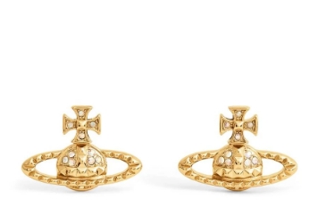 VIVIENNE WESTWOOD 6202002702R114CN R114 GRACE BAS RELIEF EARRINGS WOMEN'S EARRINGS