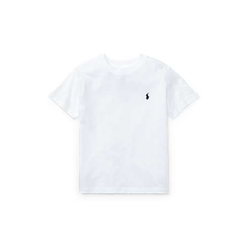 POLO RALPH LAUREN KID'S 322832904 035 BOY'S T-SHIRT WHITE ( 2A-7A)