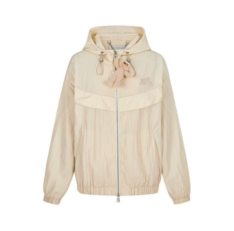 13DE MARZO 1712 BEAR TRAINER COAT ALMOND BEIGE