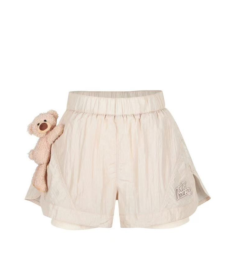 13DE MARZO MZ2502302 BEAR THIN TRAINING SHORTS ALMOND 1732 