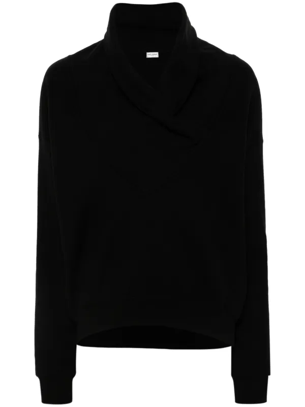 YSL SAINT LAURENT 803146Y36SW 1000 WOMEN'S KNITWEAR BLACK HK