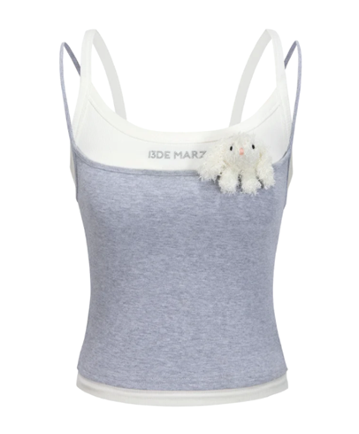 13DE MARZO 1723 DOOZOO HALTER TOP GREY