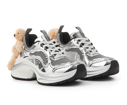 13DE MARZO BEAR ARCH REFLECT SNEAKER SILVER