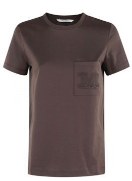 MAXMARA 25119410326005 PAPAIA T-SHIRT MARRONE