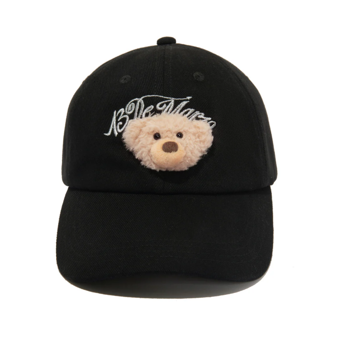13DE MARZO 1725 MINI BEAR CAP BLACK