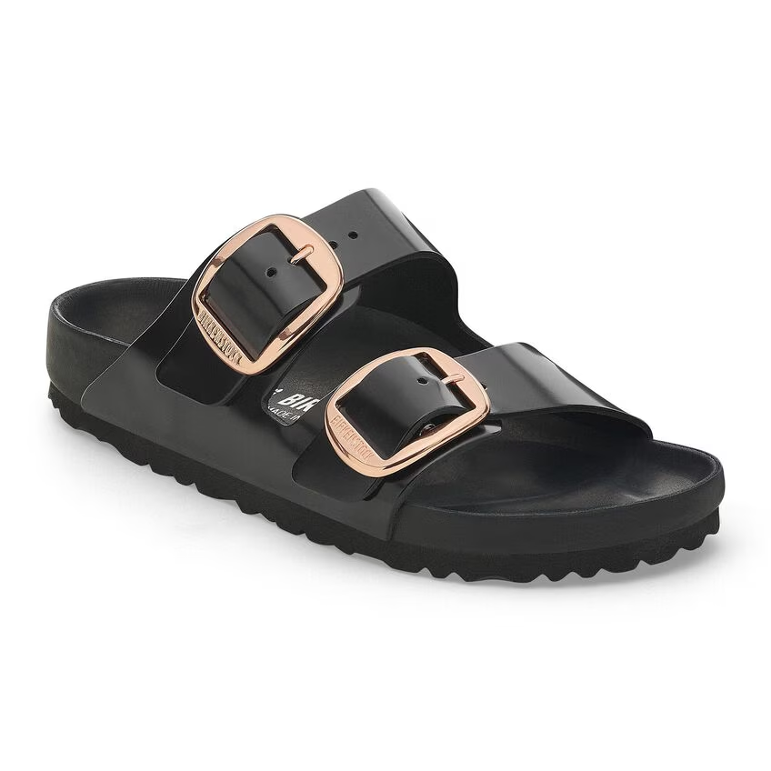 BIRKENSTOCK 1027840 ARIZONA BIG BUCKLE SHOES BLACK